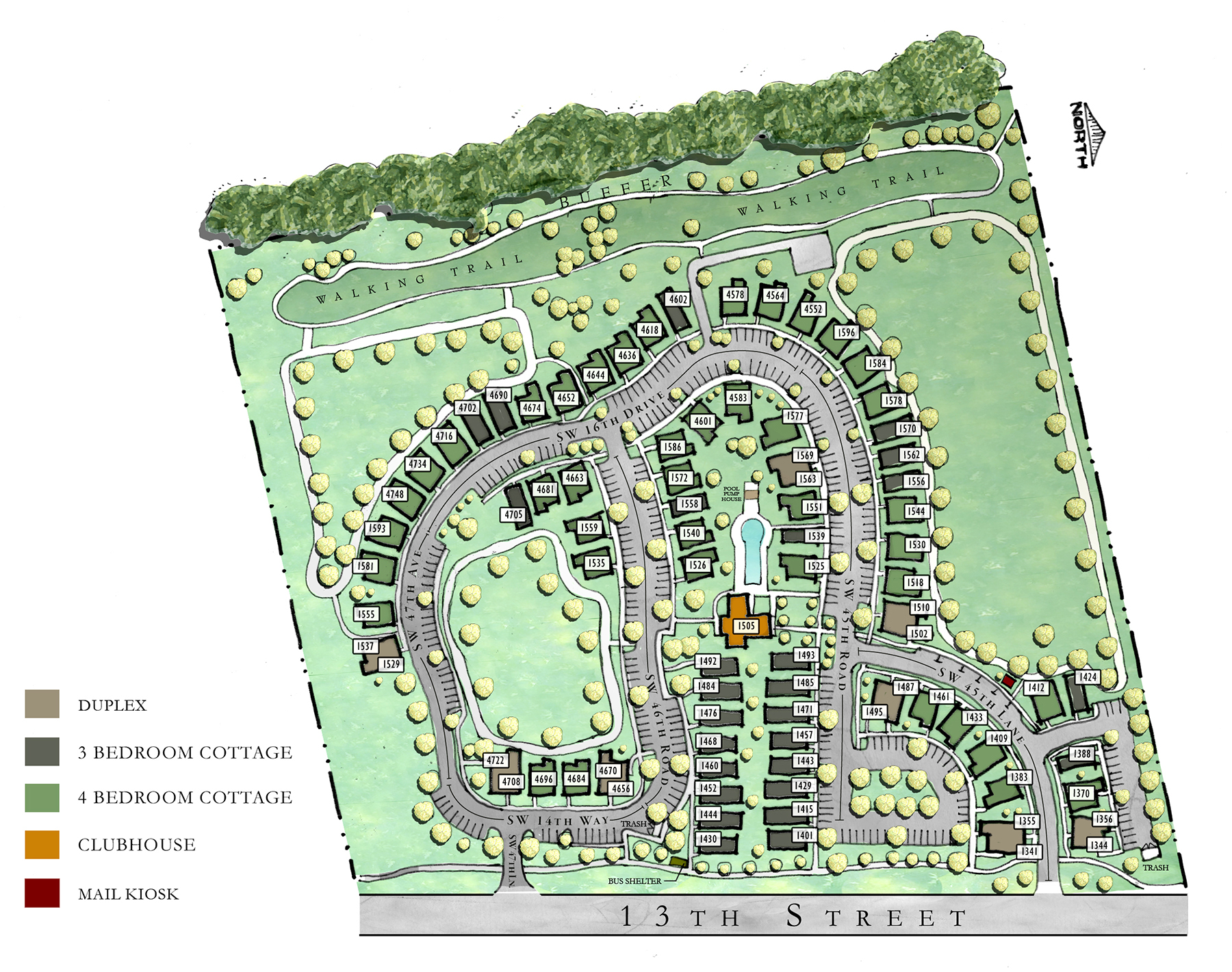 Community Map Cottage Grove At Gainesville